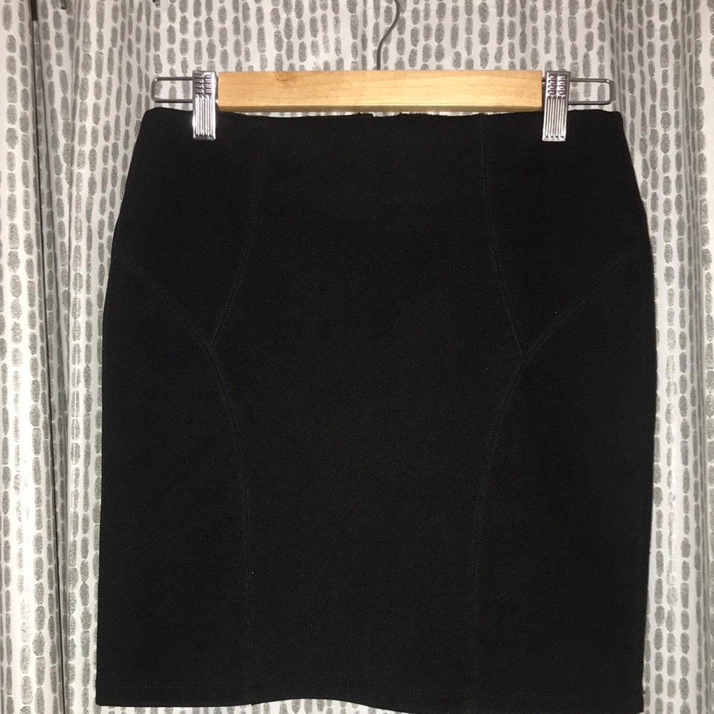 Dressy black miniskirt